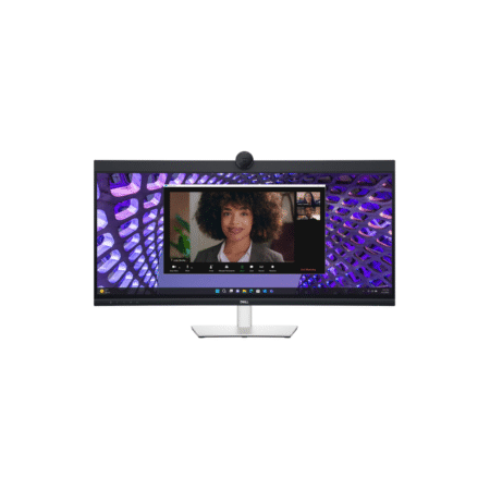 Dell 34″ Video Conferencing Curved Monitor – WQHD IPS Display, Built-in Webcam, Speakers & Microphone