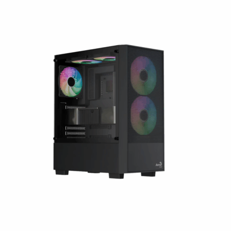 Aerocool B508A Flow-G-BK-V1 ARGB Case (Black)
