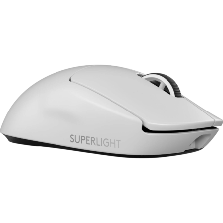 Logitech G PRO X Superlight 2 Lightspeed Wireless Gaming Mouse, Lightforce Hybrid Switches, HERO 2 Sensor with 32,000 DPI, 5 Prog Buttons, Up to 95H Battery Life, USB-C, PC Mac, White | 910-006639