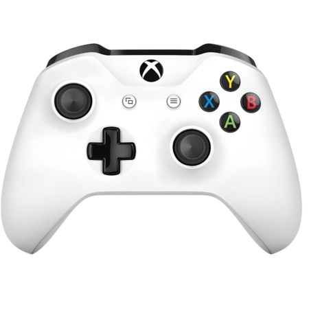 Microsoft Xbox Wireless Controller, Textured Grip, Bluetooth Technology, Enhanced D-Pad, Up to 40 Feet Wireless Range, 3.5mm Headset Jack, Up to 40 Hours of Battery Life, White | TF5-00004