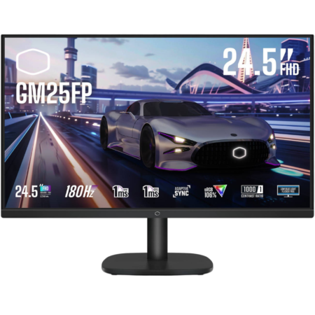 Ultra-wide gaming monitor displaying a silver sports car on a neon city track.