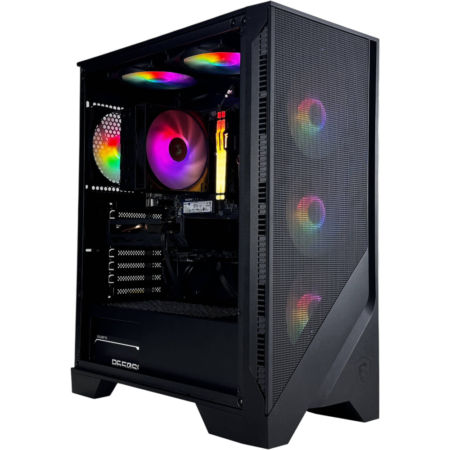 CoreBlaster Gaming PC - Intel Core Ultra 5 225F 10 Cores 10 Threads, AMD Radeon RX 9060 XT 16GB, 32GB DDR5 RAM 7200MHz, 1TB SSD Gen 4, 850W 80 PLUS PSU, Single Tower CPU Cooler, Wi-Fi + BT
