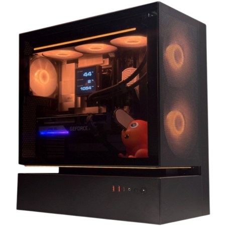 NightSlayer Gaming PC - AMD Ryzen 7 7800X3D 8 Cores 16 Threads, NVIDIA RTX 5070 Ti 16GB, 32GB DDR5 RAM 6000MHz, 1TB SSD Gen4, 850W Gold PSU, 360mm Liquid Cooler, Wi-Fi + BT