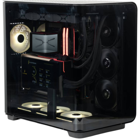 LIGHTNING Z Gaming PC - AMD Ryzen 9 9950X3D 16 Cores 32 Threads, NVIDIA RTX 5090 LIGHTNING Z 32GB, 64GB DDR5 RAM 6000MHz, 2TB SSD Gen5, 1600W Titanium PSU, 360mm Liquid Cooler, Wi-Fi + BT