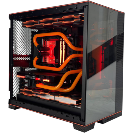 Huracan STO Gaming PC - Intel Core Ultra 9 285K 24 Cores 24 Threads, NVIDIA RTX 5090 32GB, 64GB DDR5 RAM 6000MHz, 4TB SSD Gen5, 1200W 80 PLUS PSU, Custom Water Cooled, Wi-Fi + BT