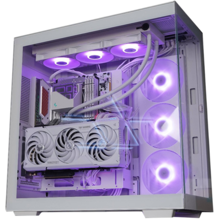 TitanFury Gaming PC - AMD Ryzen 9 9900X3D 12 Cores 24 Threads, NVIDIA RTX 5070 Ti 16GB, 32GB DDR5 RAM 6000MHz, 1TB SSD Gen4, 850W Gold PSU, 360mm Liquid Cooler, Wi-Fi + BT
