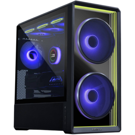 Eclipse X Gaming PC - AMD Ryzen 9 9900X3D 12 Cores 24 Threads, NVIDIA RTX 5090 32GB, 32GB DDR5 RAM 6000MHz, 2TB SSD Gen5, 1200W 80 PLUS PSU, 360mm Liquid Cooler, Wi-Fi + BT