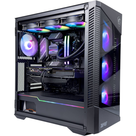 Titan Gaming PC - Intel Core i7-14700KF 20 Cores 28 Threads, AMD Radeon RX 9070 XT 16GB, 32GB DDR5 RAM 7200MHz, 1TB SSD Gen5, 850W Gold PSU, 360mm Liquid Cooler, Wi-Fi + BT
