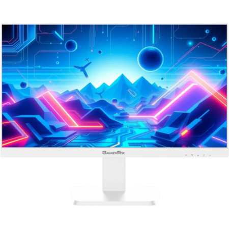 GamerTek Reaper Gaming Monitor, 24" FHD Fast IPS Display, 240Hz Refresh Rate, 0.5ms (MPRT) Response Time, 16.7M 8-bit Color, 100% sRGB, FreeSync & Adaptive Sync, White | GTRP24F24A