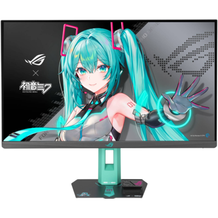 ASUS ROG Strix XG27ACMEG-G Hatsune Miku Edition Gaming Monitor, 27" Fast IPS Display, QHD Resolution, 260Hz Refresh Rate, 0.3ms Response Time, NVIDIA G-SYNC & AMD FreeSync Premium | 90LM0C7U-B01371