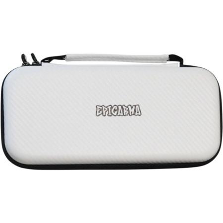 EpicArma Nintendo Switch 2 Carrying Case 11", Hard Shell Travel Bag, White | EA-NS2001-WH