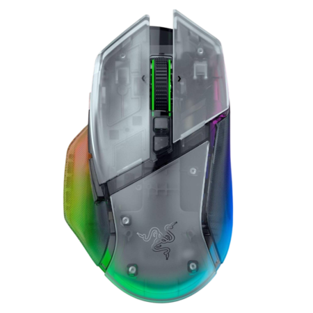 Razer Basilisk V3 Pro 35K Wireless Gaming Mouse, Right-Handed, Focus Pro 35K Optical Sensor Gen-2, 35000 Max DPI, Optical Mouse Switches Gen-3, HyperScroll Wheel, Phantom White | RZ01-05240400-R3G1