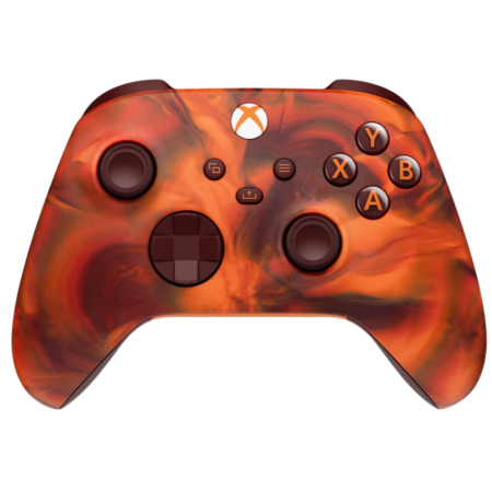 Microsoft Xbox Fire Vapor Special Edition Wireless Controller, Red Diamond Pattern Grips, Button Mapping, Bluetooth Technology, 3.5mm Headset Jack, Up to 40 Hours Battery Life, Fire Vapor | SP-ED-FV