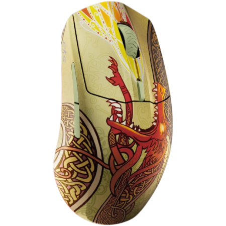 SteelSeries CS2 Dragon Lore Edition Wireless Gaming Mouse, 18K DPI TrueMove Air Optical Sensor, 2.4GHz & Bluetooth, Up to 200 HR Battery, 80M Click Durability, Dragon Lore | 62614