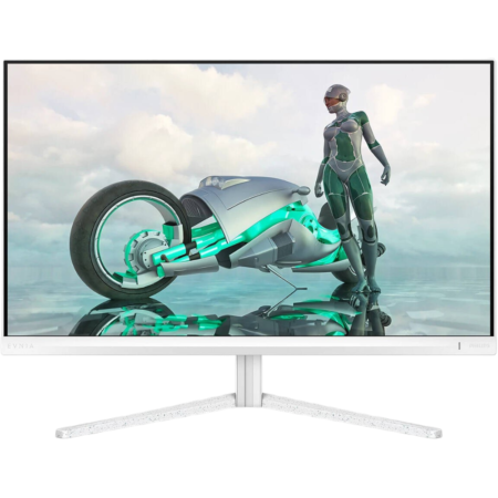 Philips Evnia 3000 Gaming Monitor, 27" IPS Display, FHD Resolution, 180Hz Refresh Rate, 1ms (GtG) Response Time, SmartImage Game Mode, White | 27M2N3201A