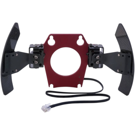 FANATEC ClubSport Static Shifter Paddles, Sim Racing Fixed Paddle Shifter Module, CNC Aluminum Adjustable Position Travel, Rally Drift Setup, CSL ClubSport Podium Compatible | CS_SSP