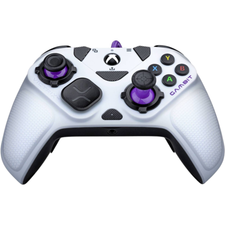 PDP Gaming Victrix Gambit Dual Core Tournament Wired Controller, Compatible With Xbox Series / Xbox One / PC, USB Interface, 14 Replaceable Components, 5 Trigger Stop Positions, White | 049-006-EU